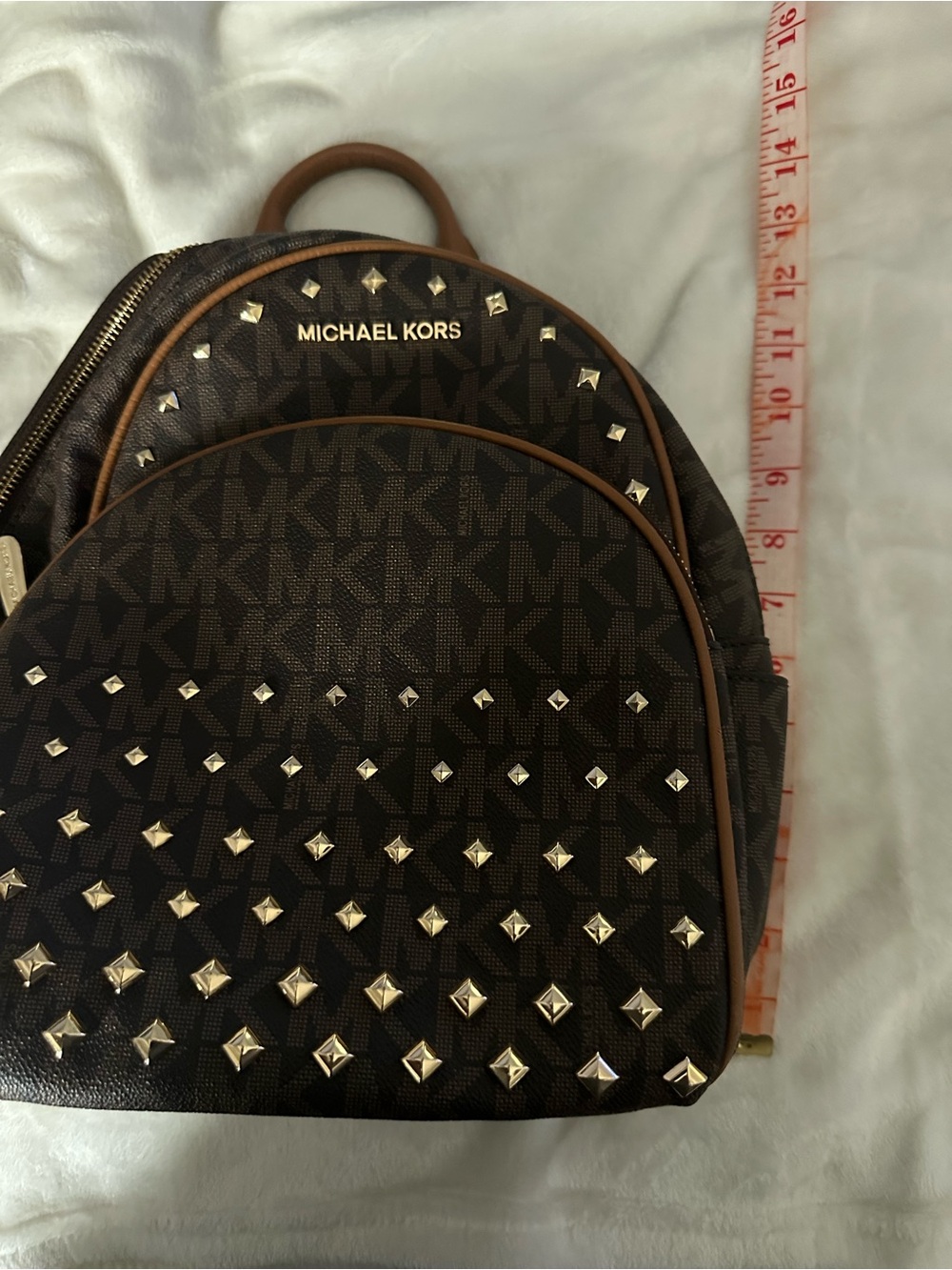 MK Dark Brown Bookbag Backpack – Travel / Work / Everyday - Picture 9 of 9